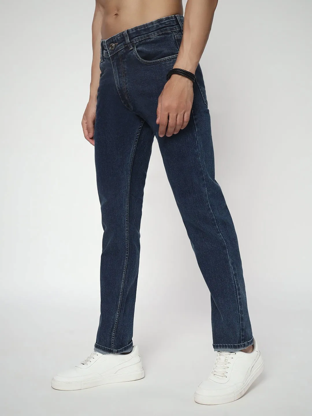 Blue slimline jeans