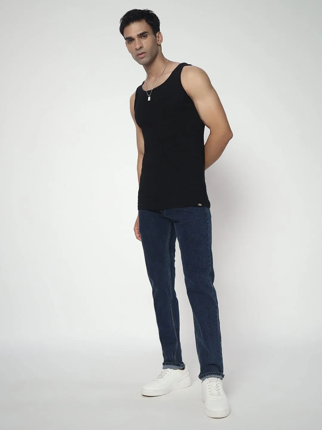 Blue slimline jeans