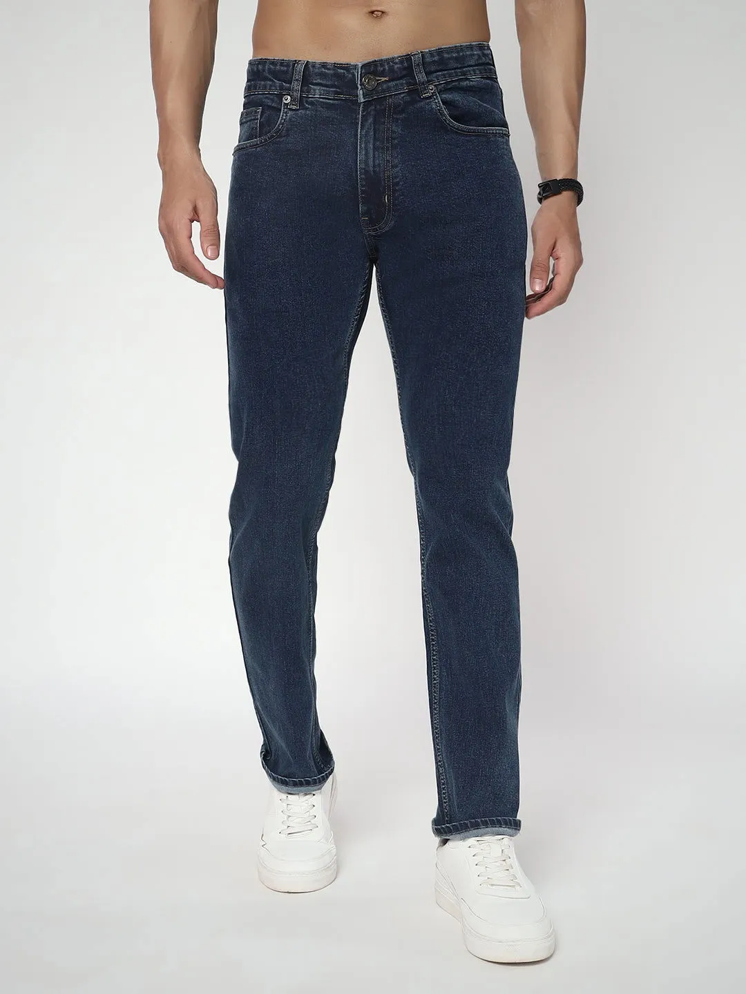 Blue slimline jeans