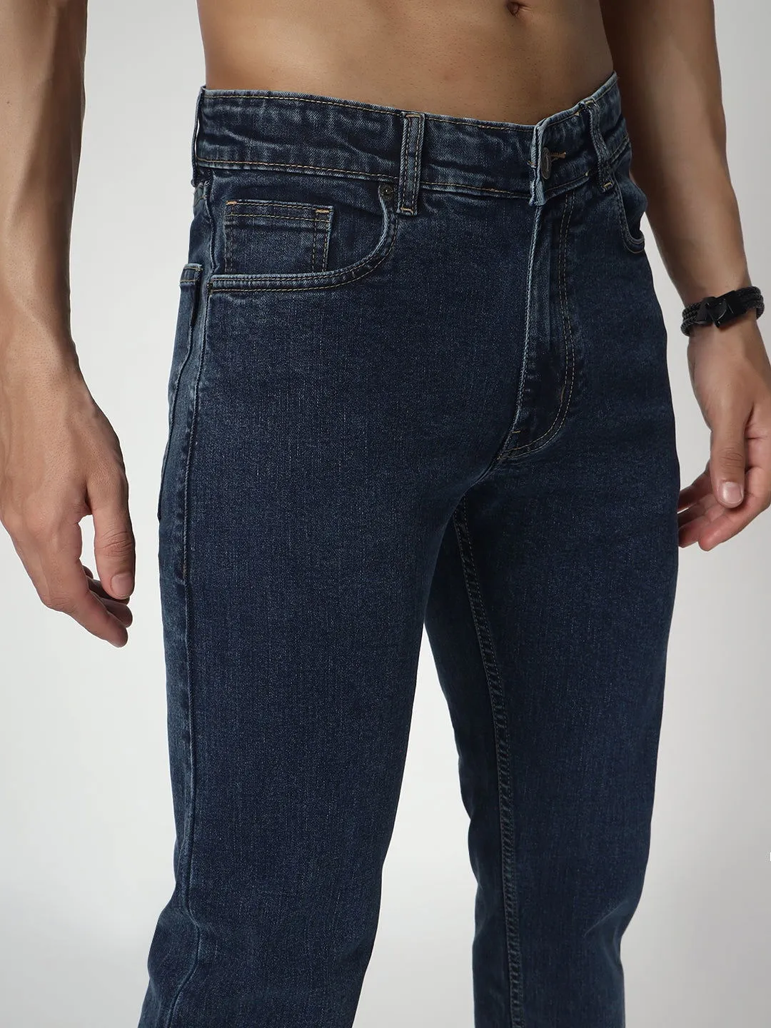 Blue slimline jeans