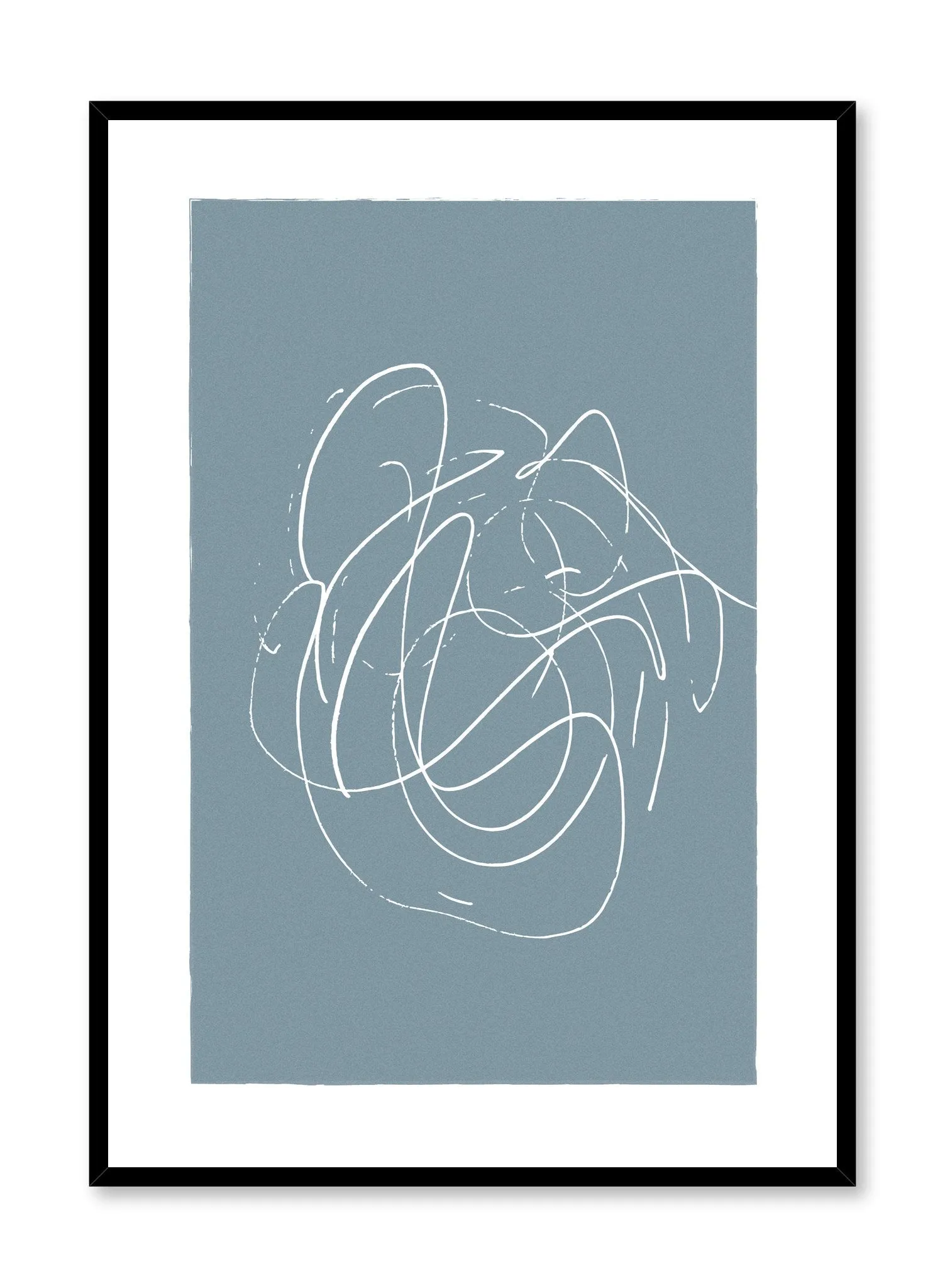 Blue Swirls, Poster