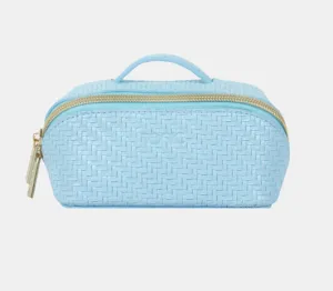 Bluebell Herringbone Beauty Bag-Small