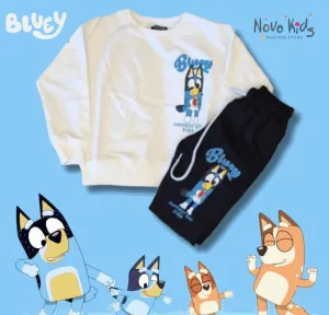 Bluey Boys Sweater and Pants High-Quality Cotton Set - Kids Boys (2Pcs)