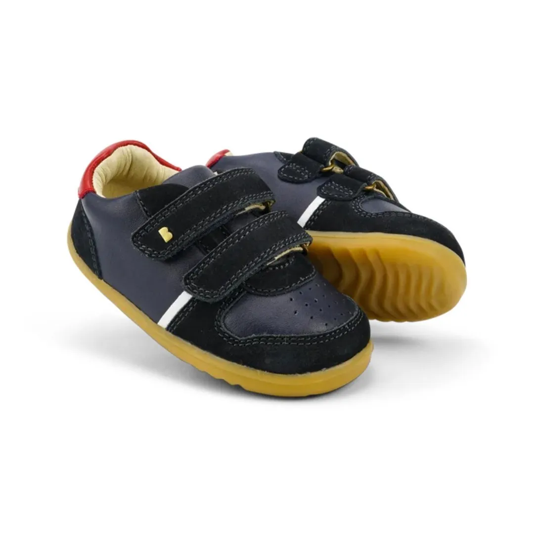 Bobux: Step-Up Riley Trainer - Navy   Red