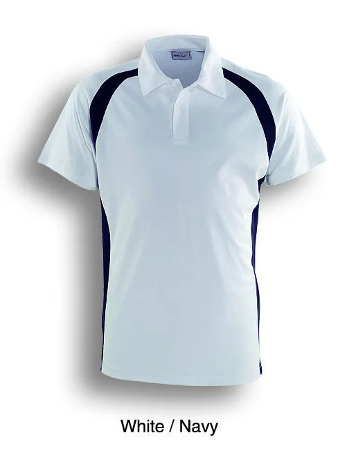 Bocini Ladies Team Essentials Short Sleeve Contrast Panel Polo (2nd 5 color)-(CP0929)