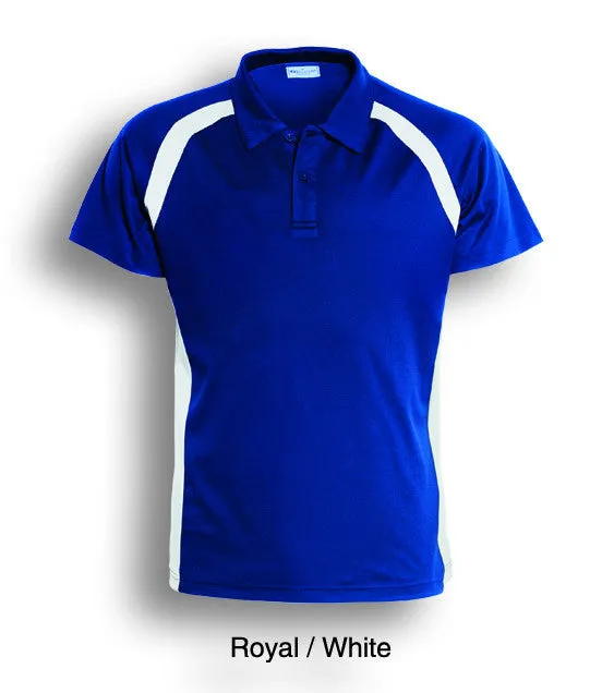 Bocini Ladies Team Essentials Short Sleeve Contrast Panel Polo (2nd 5 color)-(CP0929)