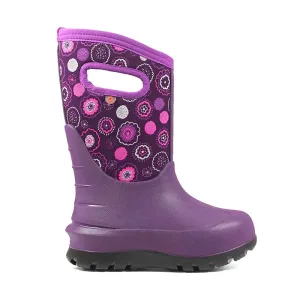 Bogs Classic Youth Winter Boots - Purple Bullseye Multi