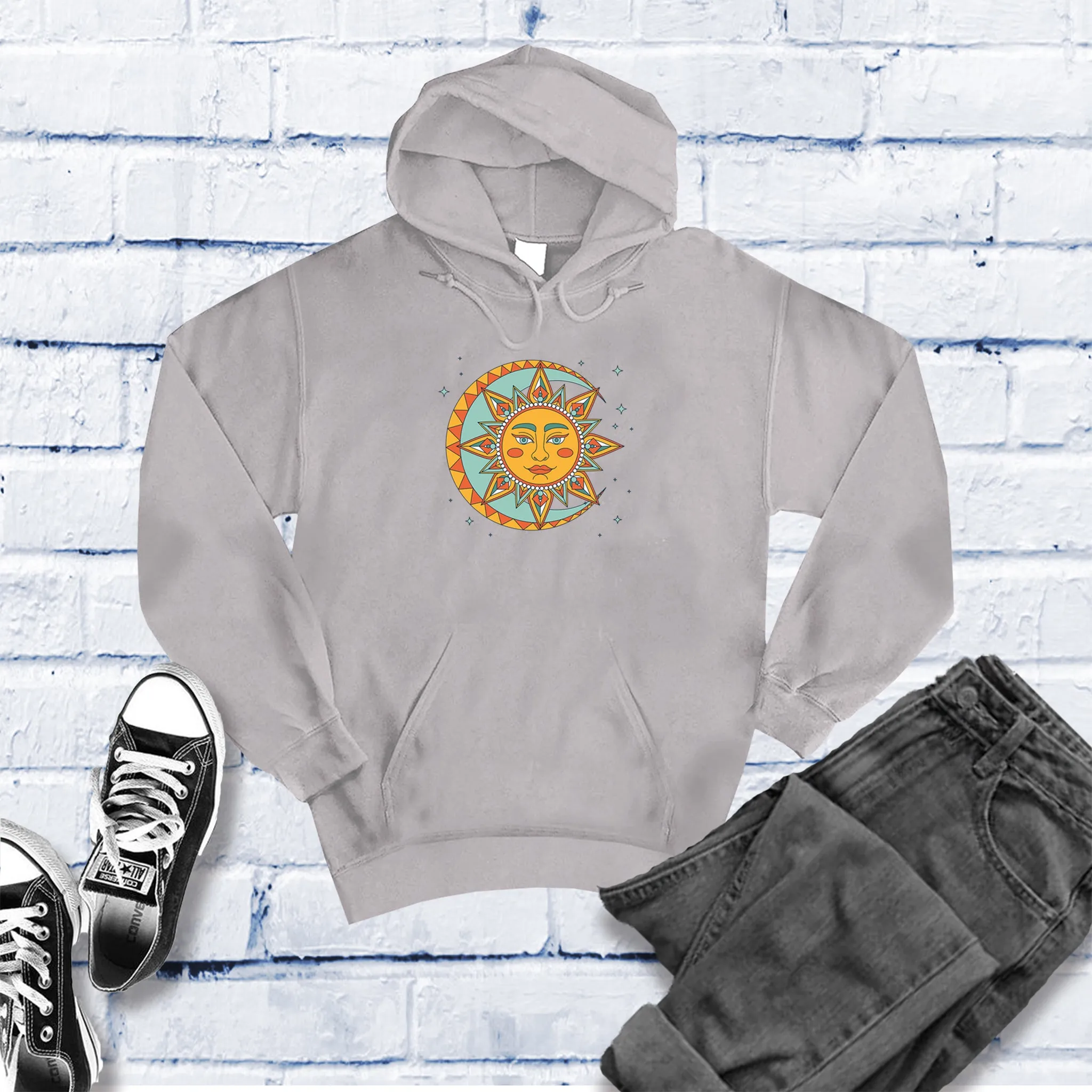 Boho Lunar Sun Hoodie