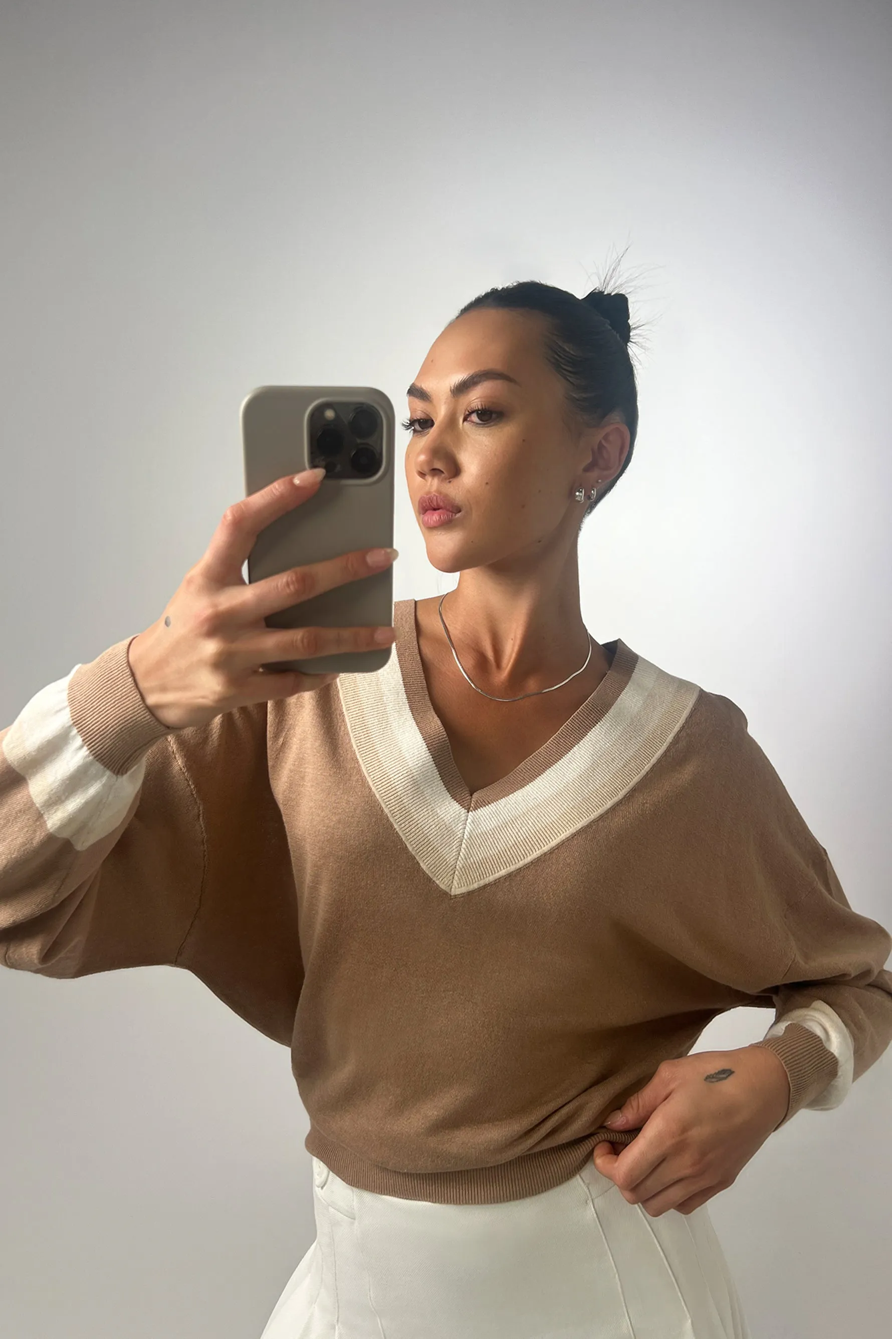 Bonita Knit Crew - Mocha