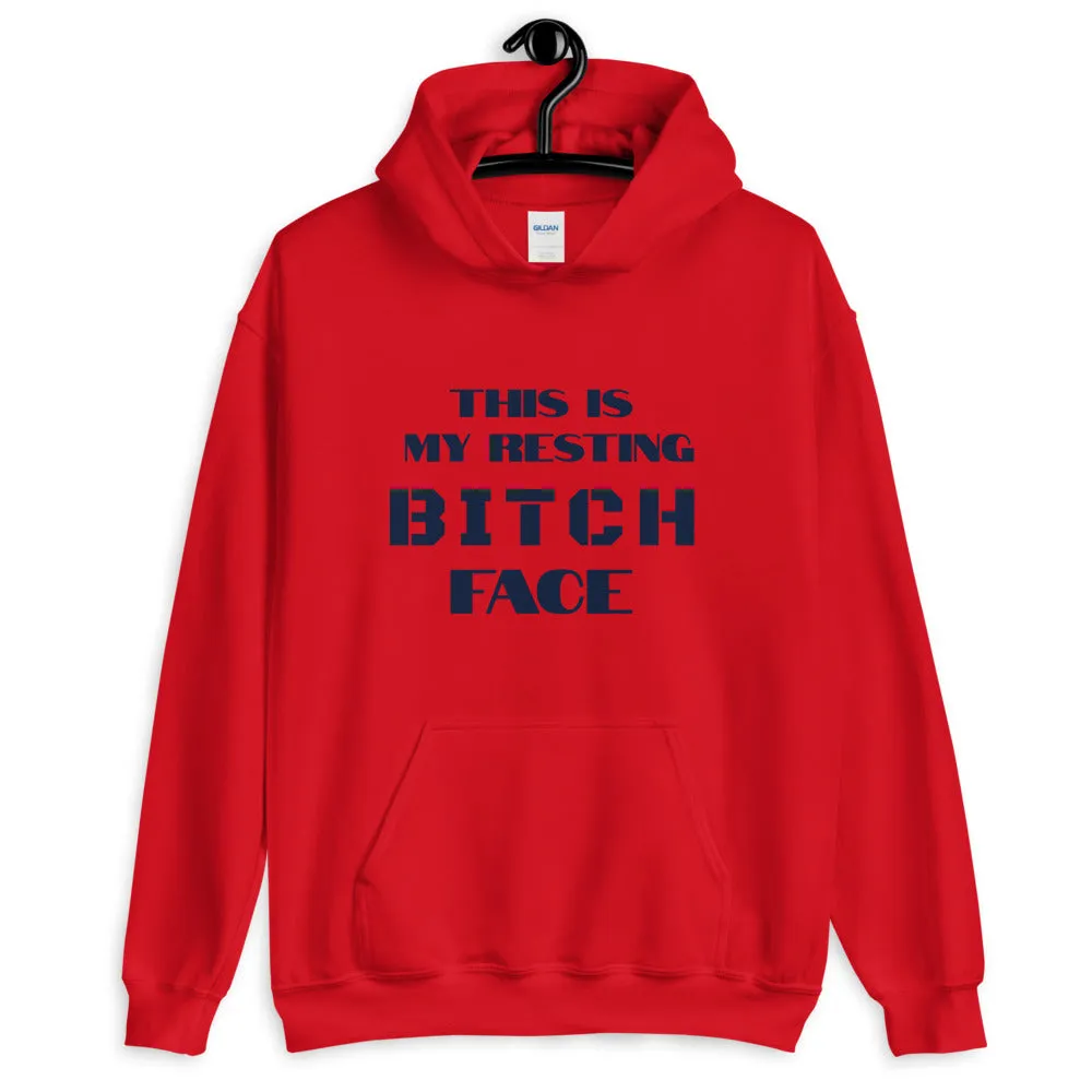 Bonky Resting Bitch Face Unisex Hoodie