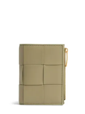 Bottega Veneta   Small Cassette leather bi-fold wallet 