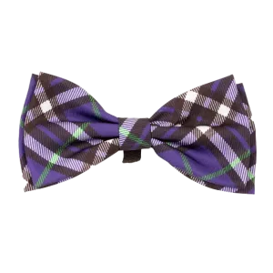 Bow Tie | Bias Plaid Purple