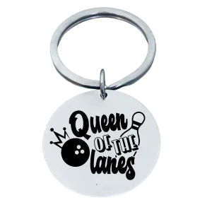 Bowling Queen Keychain