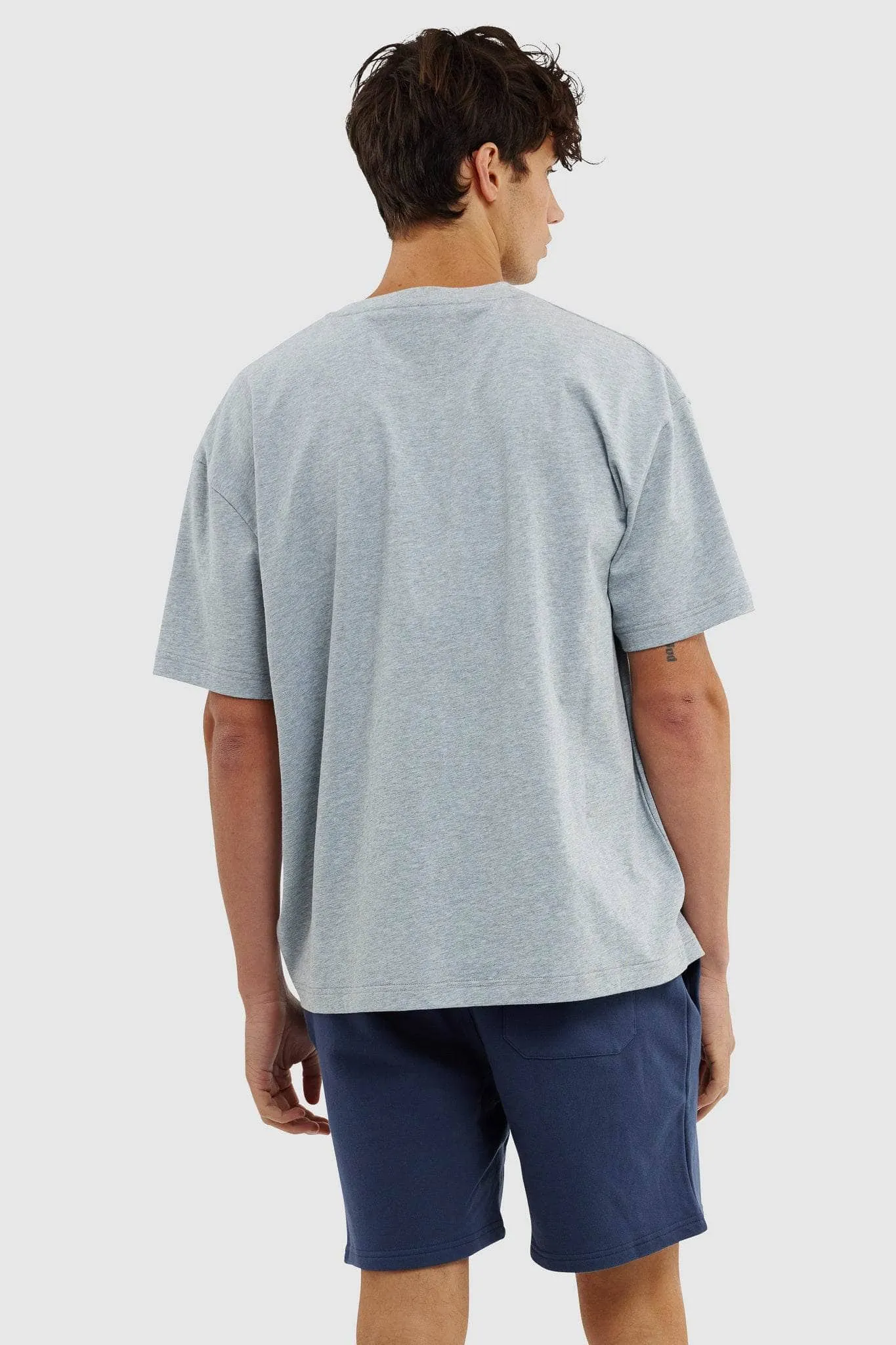Box Fit Logo T Shirt Grey
