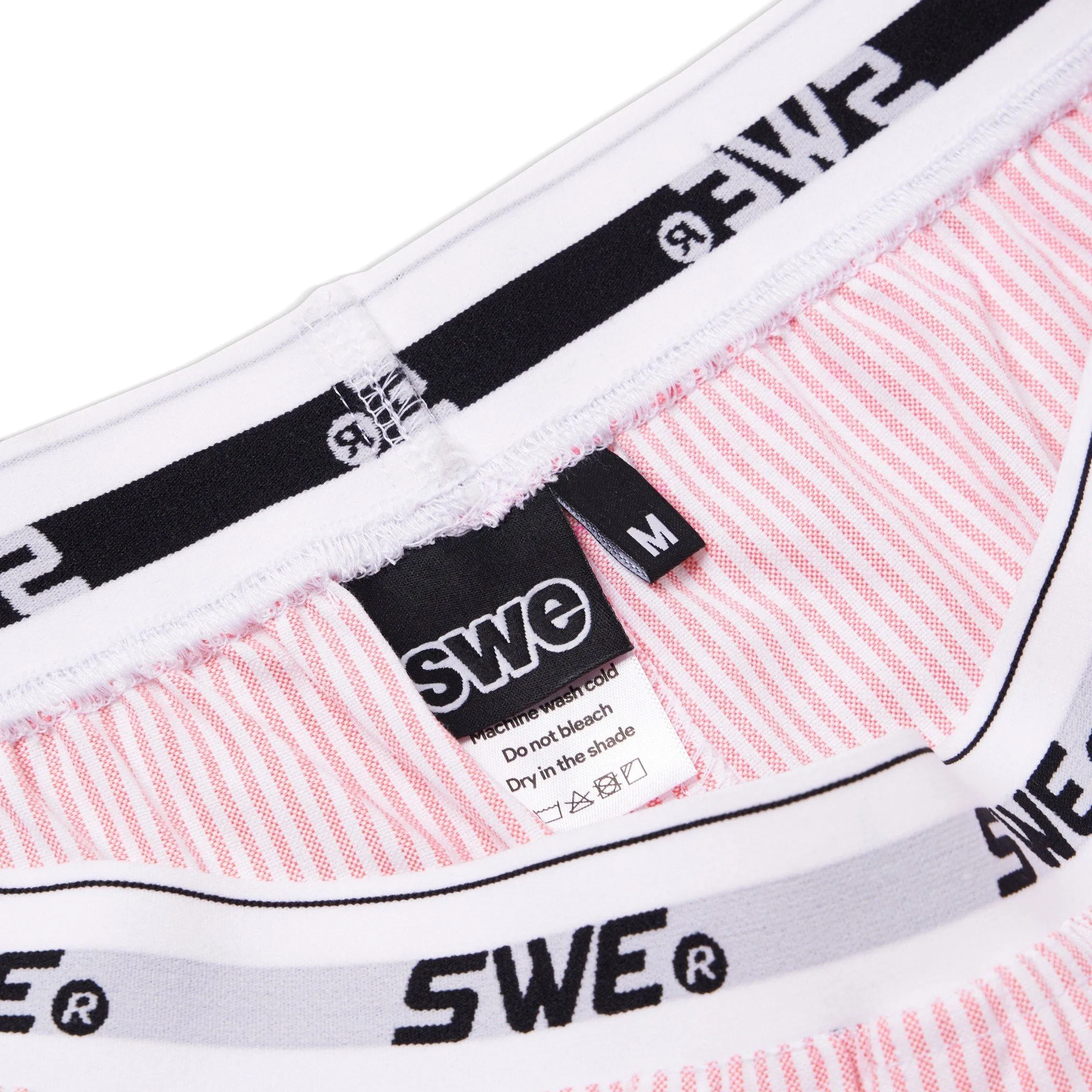 BOXER SHORTS - STRIPED PINK