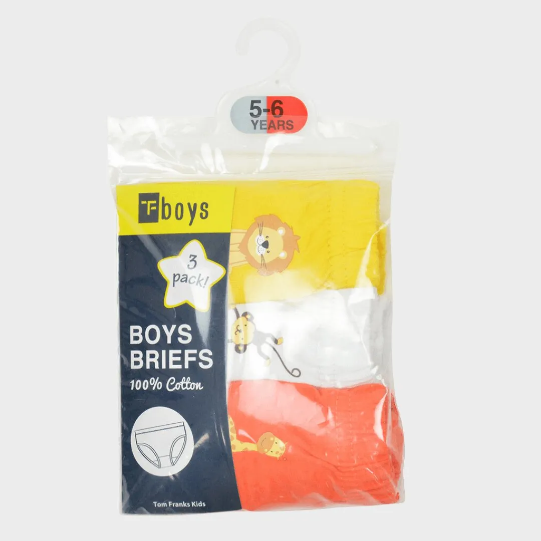 Boys 3 Pack Brief