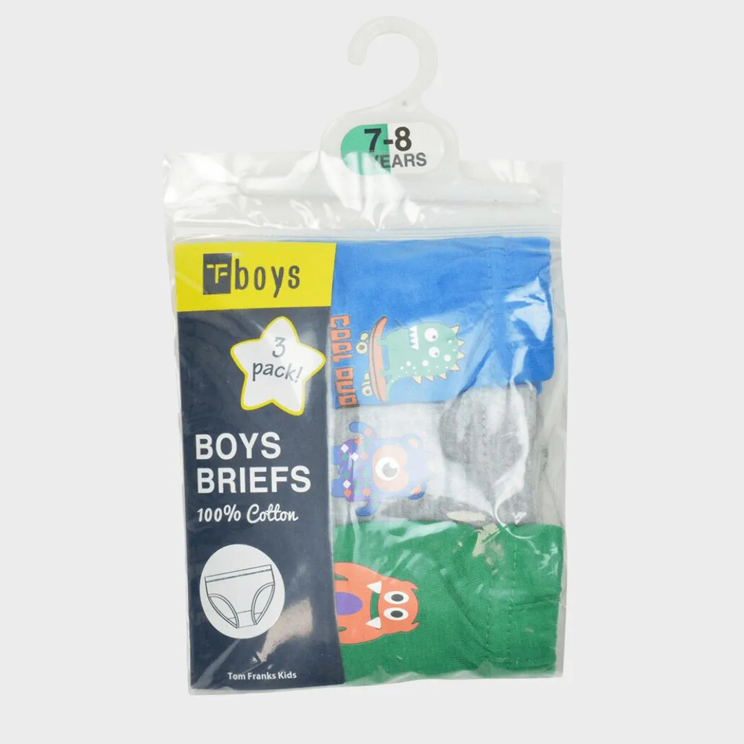 Boys 3 Pack Brief