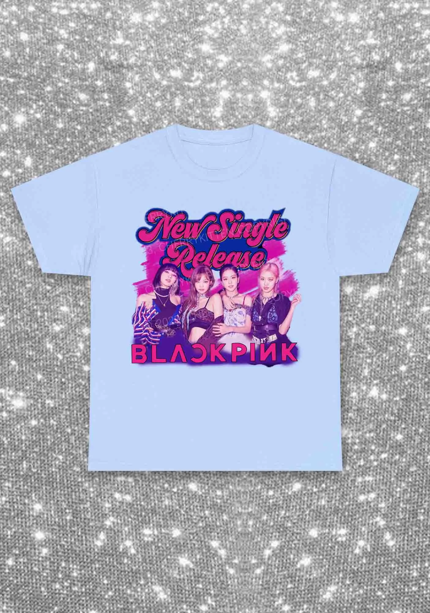 BP New Single Release Kpop Y2K Chunky Shirt Cherrykitten