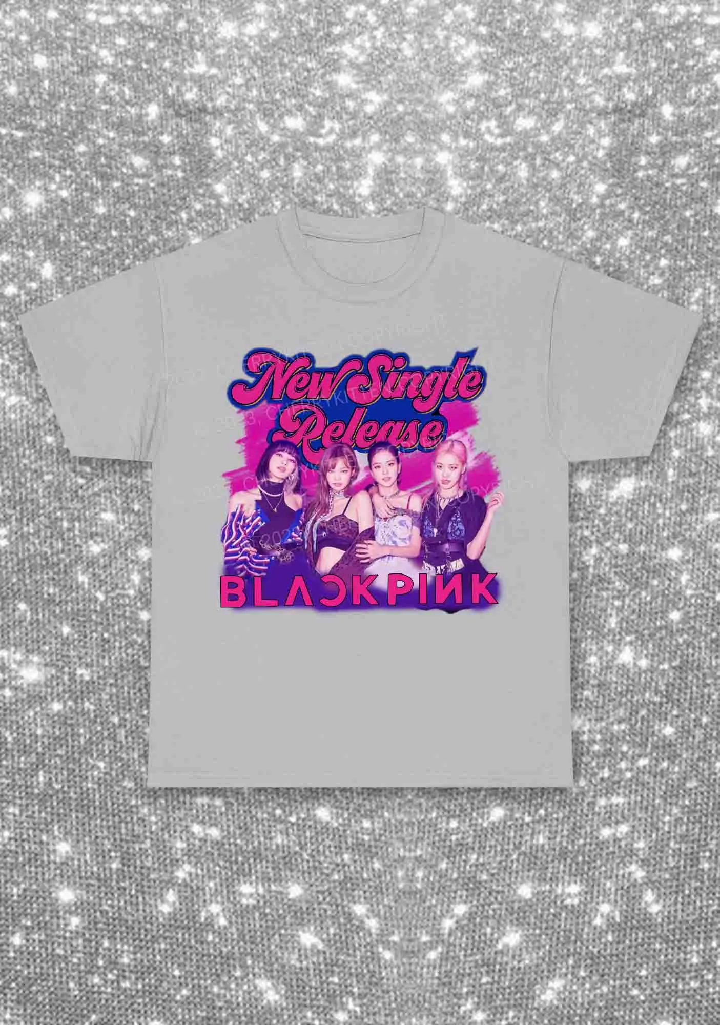 BP New Single Release Kpop Y2K Chunky Shirt Cherrykitten