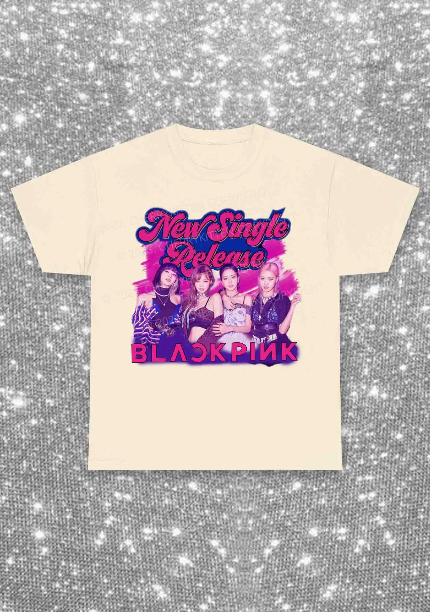 BP New Single Release Kpop Y2K Chunky Shirt Cherrykitten