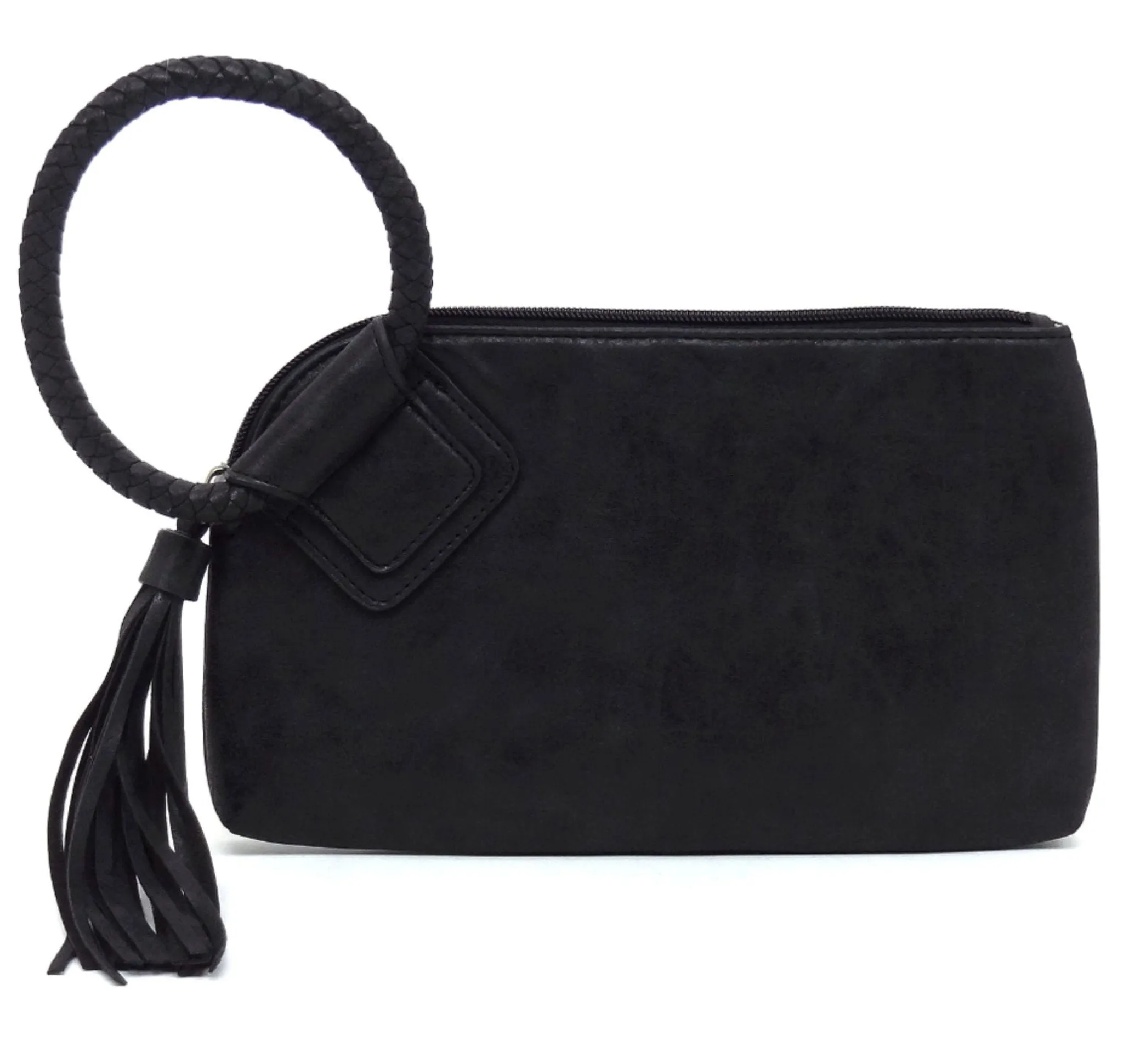 BP204 Fashion Cuff Handle Tassel Wristlet Clutch