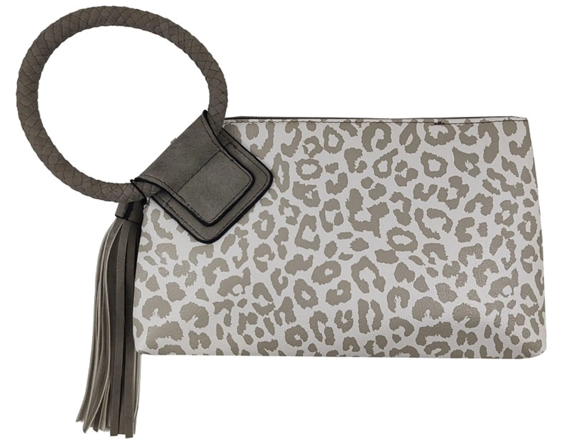 BP204 Fashion Cuff Handle Tassel Wristlet Clutch