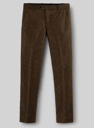 Bramble Brown Heavy Tweed Pants
