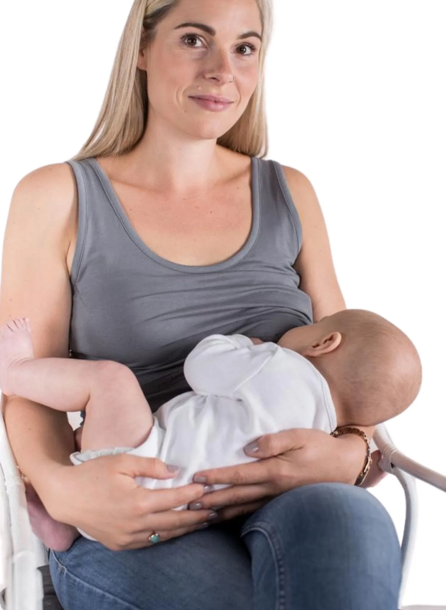 Breastfeeding Vest - Storm Grey