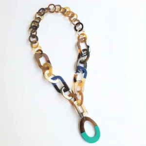 Breathtaking Rustic Necklace J18149, Handmade Buffalo Horn Product from Vietnam