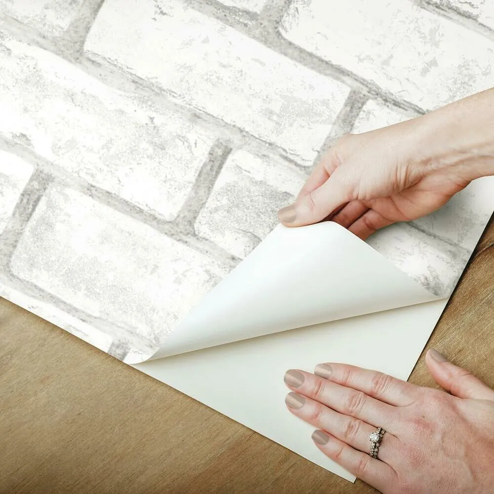 Brick Peel and Stick Wallpaper