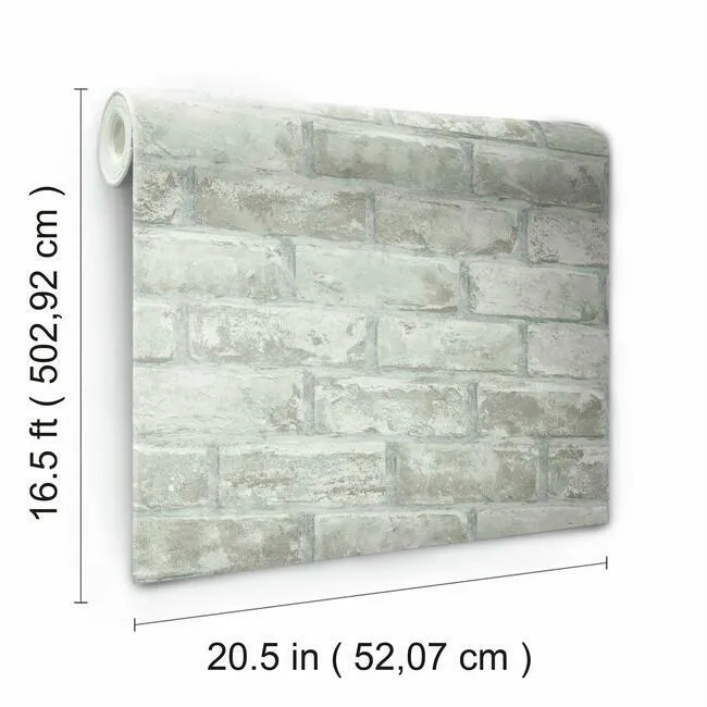 Brick Peel and Stick Wallpaper