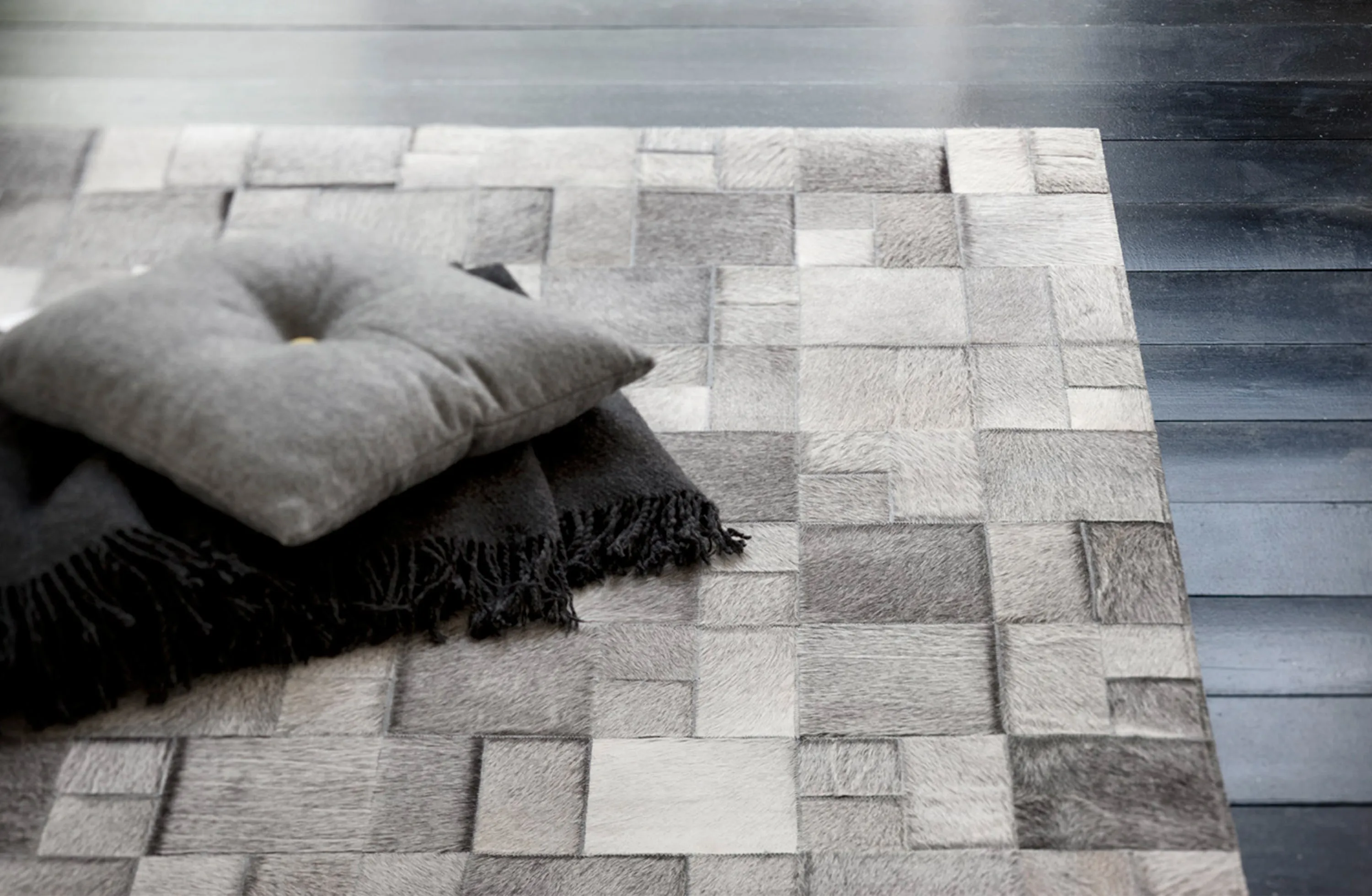 Brill Leather Rug