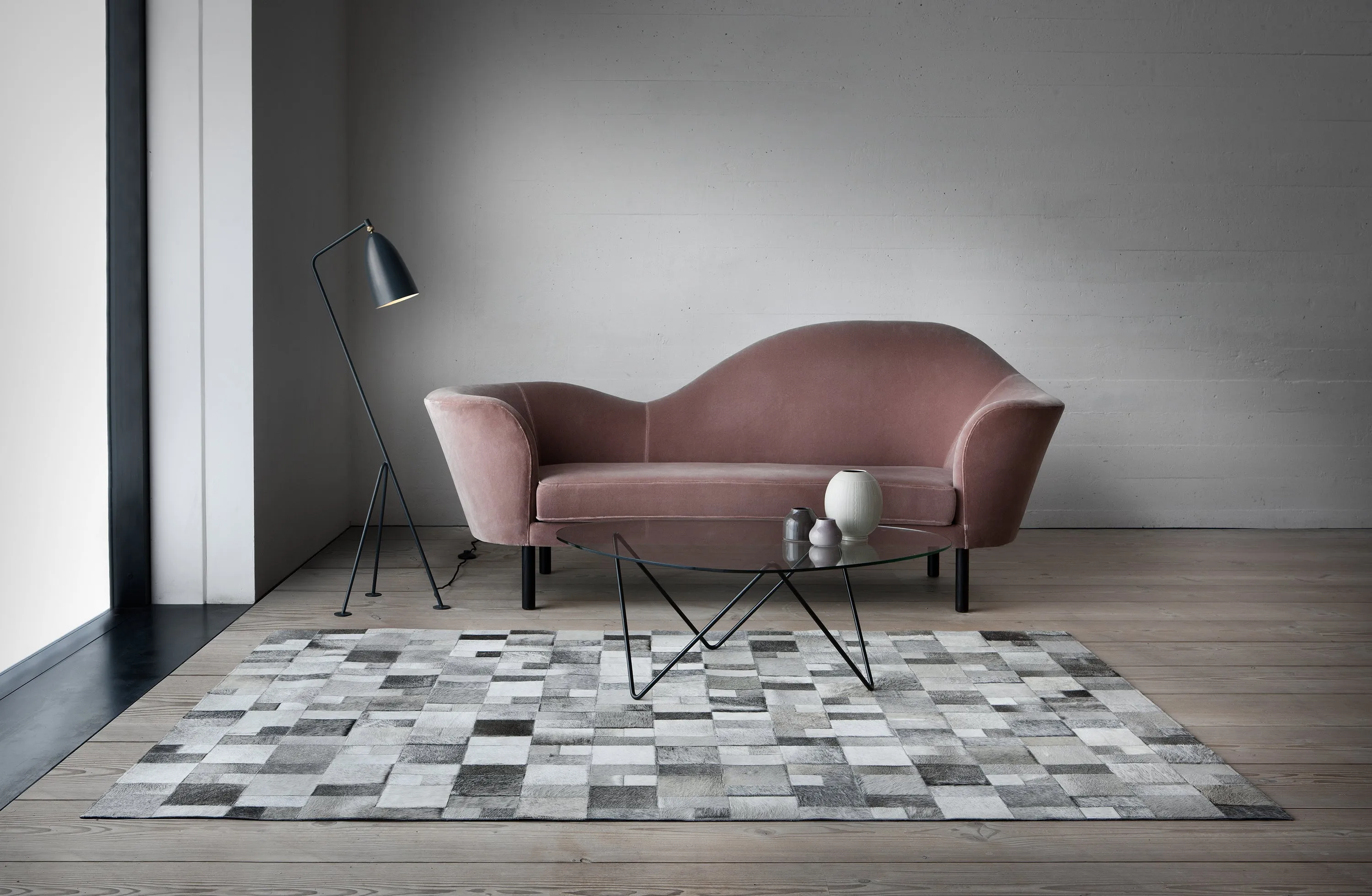 Brill Leather Rug