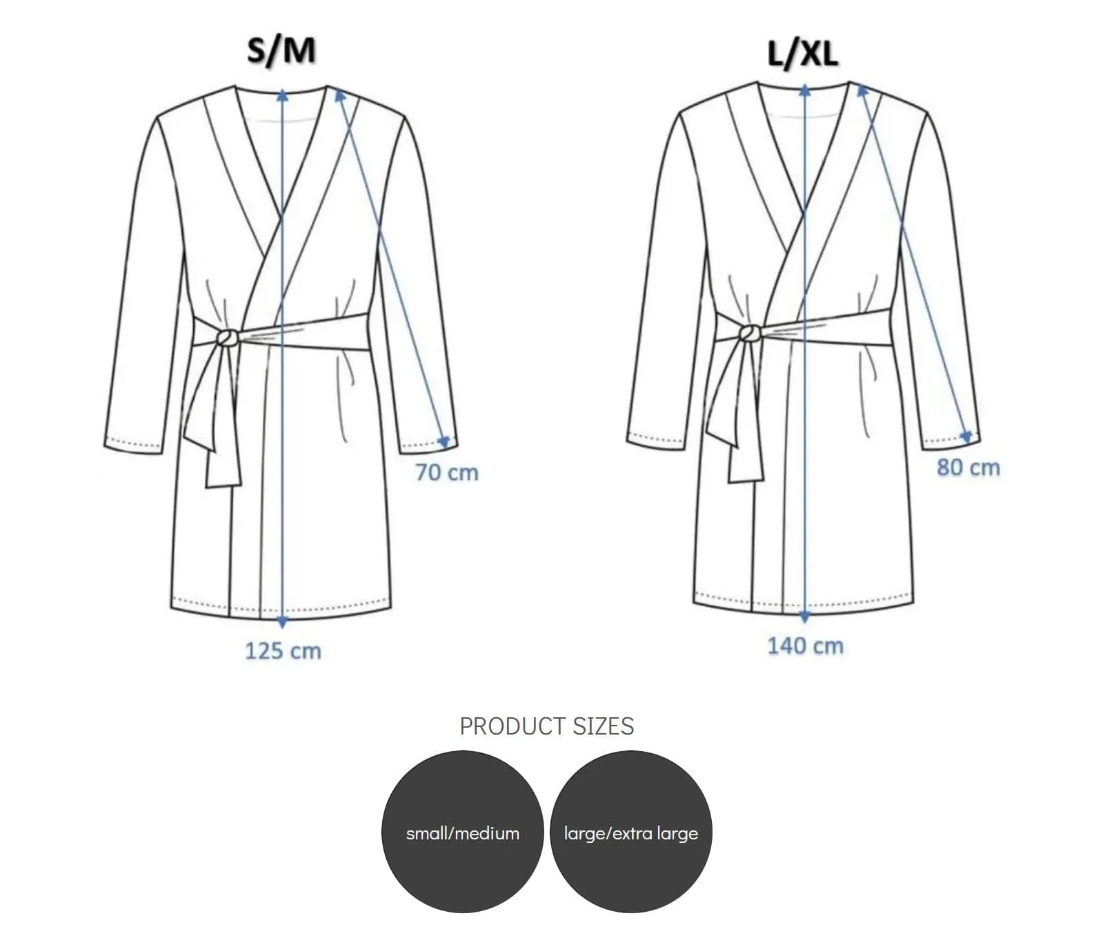 Brogo Microfibre Supersoft Woven Bathrobes Mocha S/M