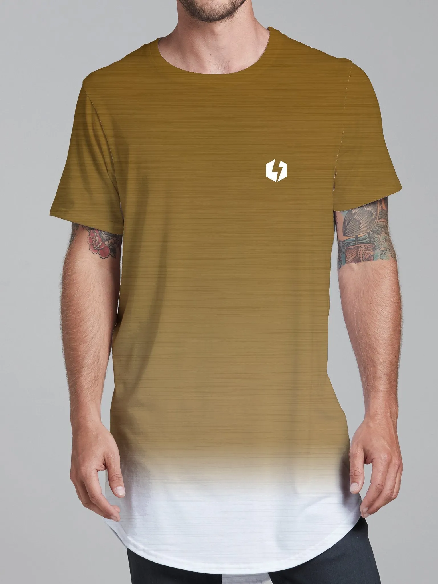 Bronze Unisex Crushed Velvet Tall Tee