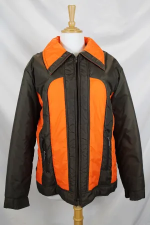 Brown & Orange Puffy