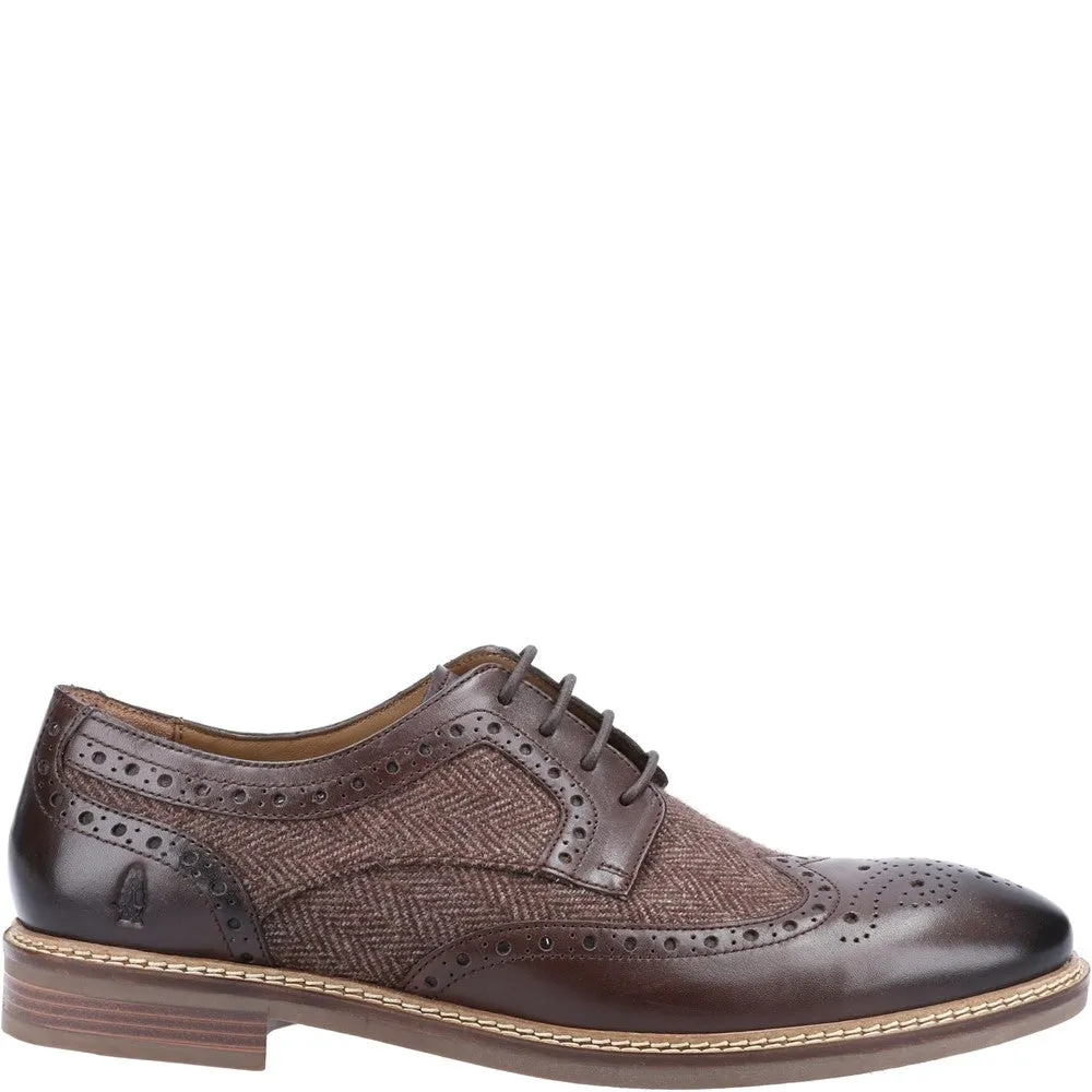 Brown Bryson Brogue Lace-Up Shoes