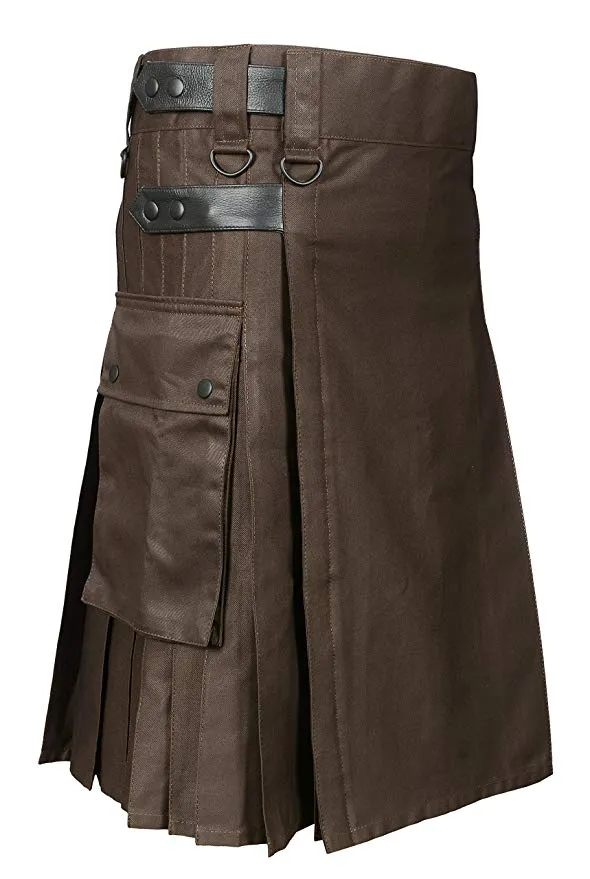 Brown Utility Kilt