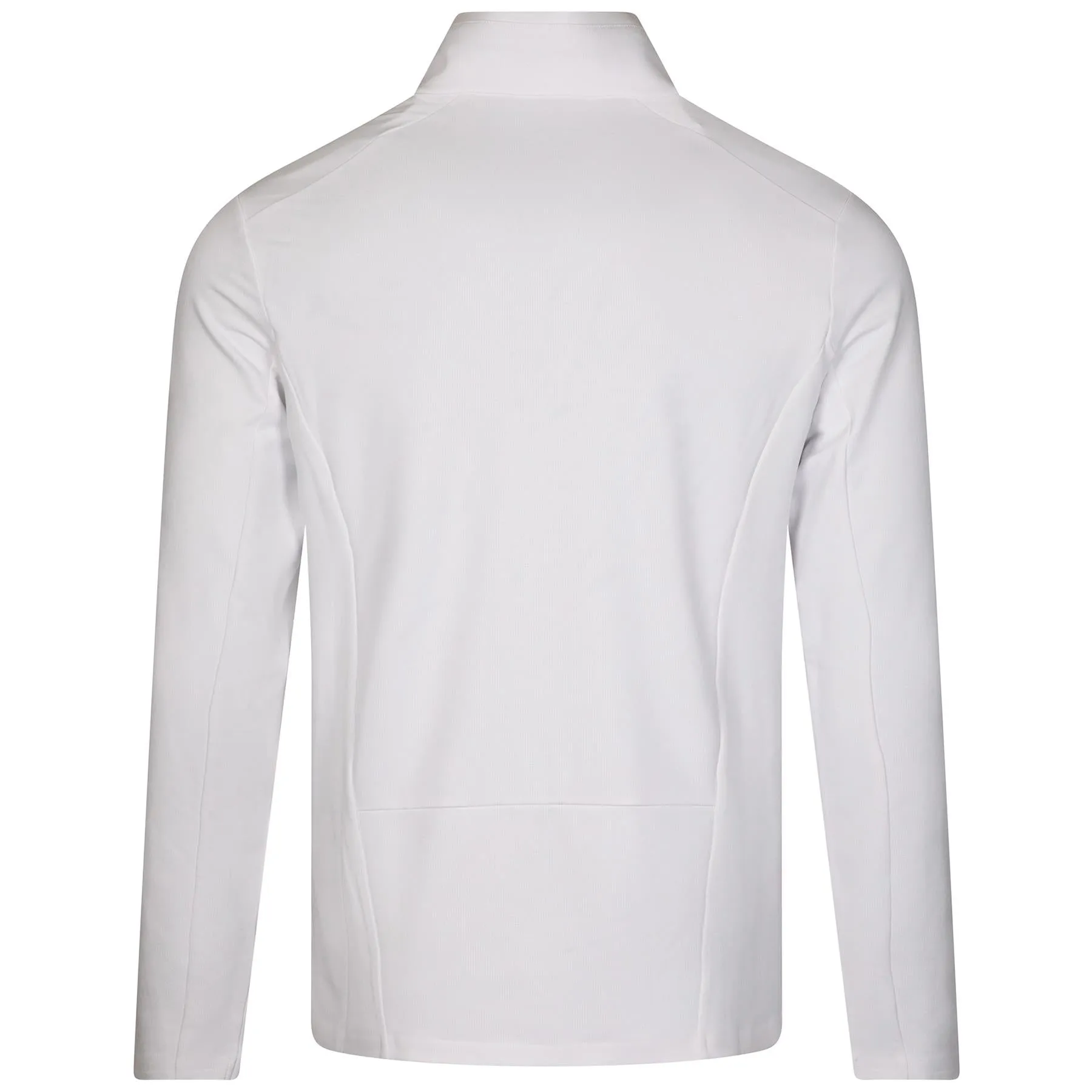 Brushed Back Tech Quarter Zip Pullover Snow - AW24