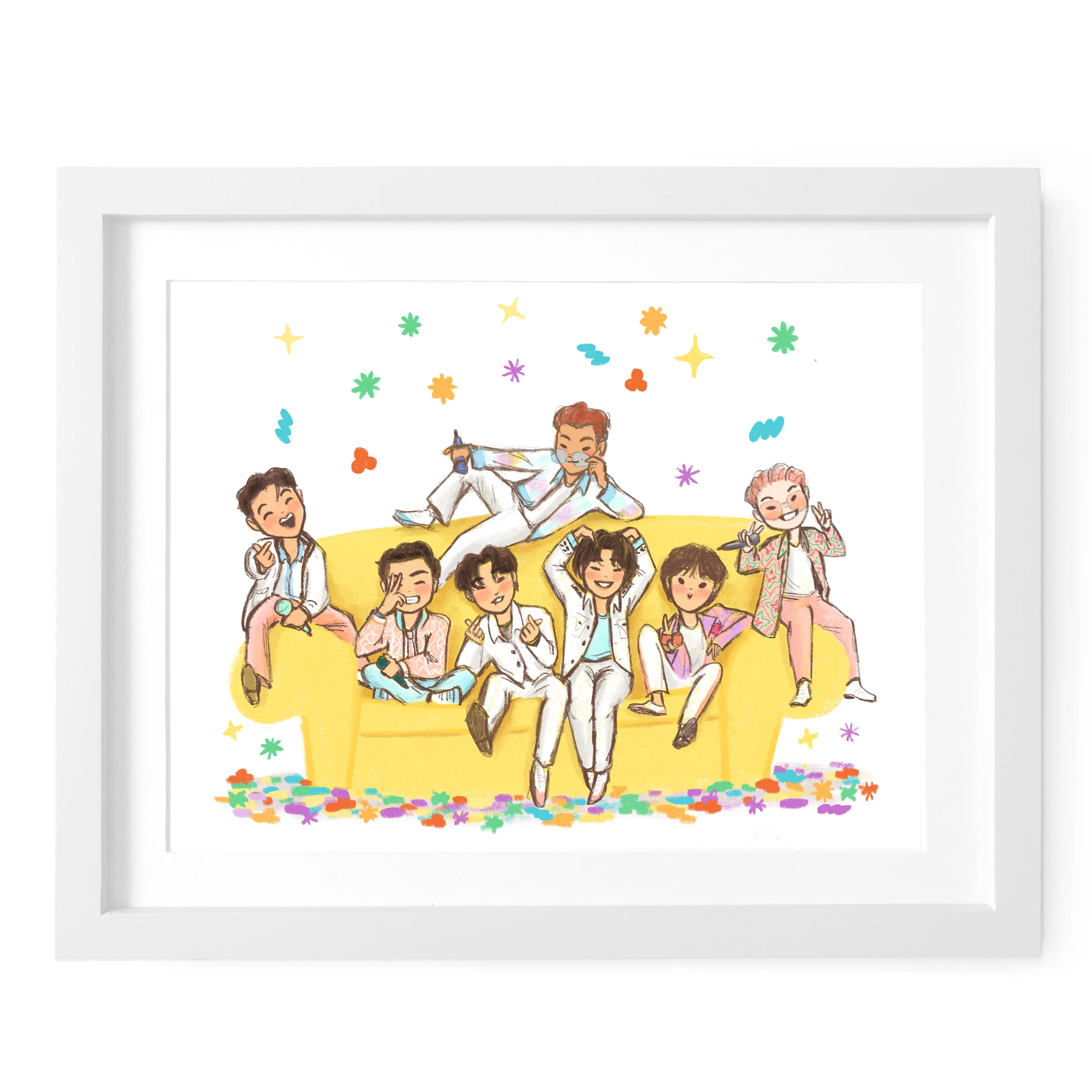 BTS Permission to Dance Art Print