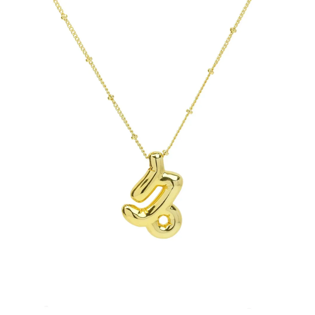 Bubble Zodiac Necklace
