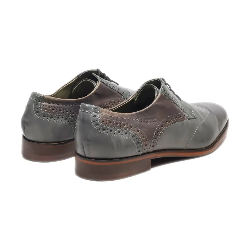 Bugatti Formal Lace Ups Leather Grey Colour For Men