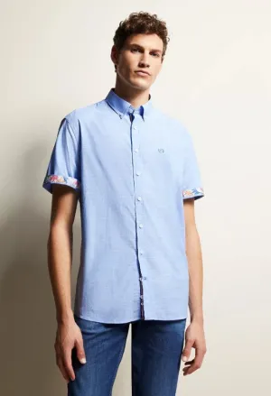 Bugatti - Short Sleeve Shirt, Sky Blue