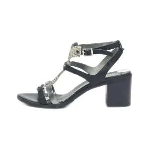 Bull Boxer High-Heel Sandals Leather Black Colour For Women