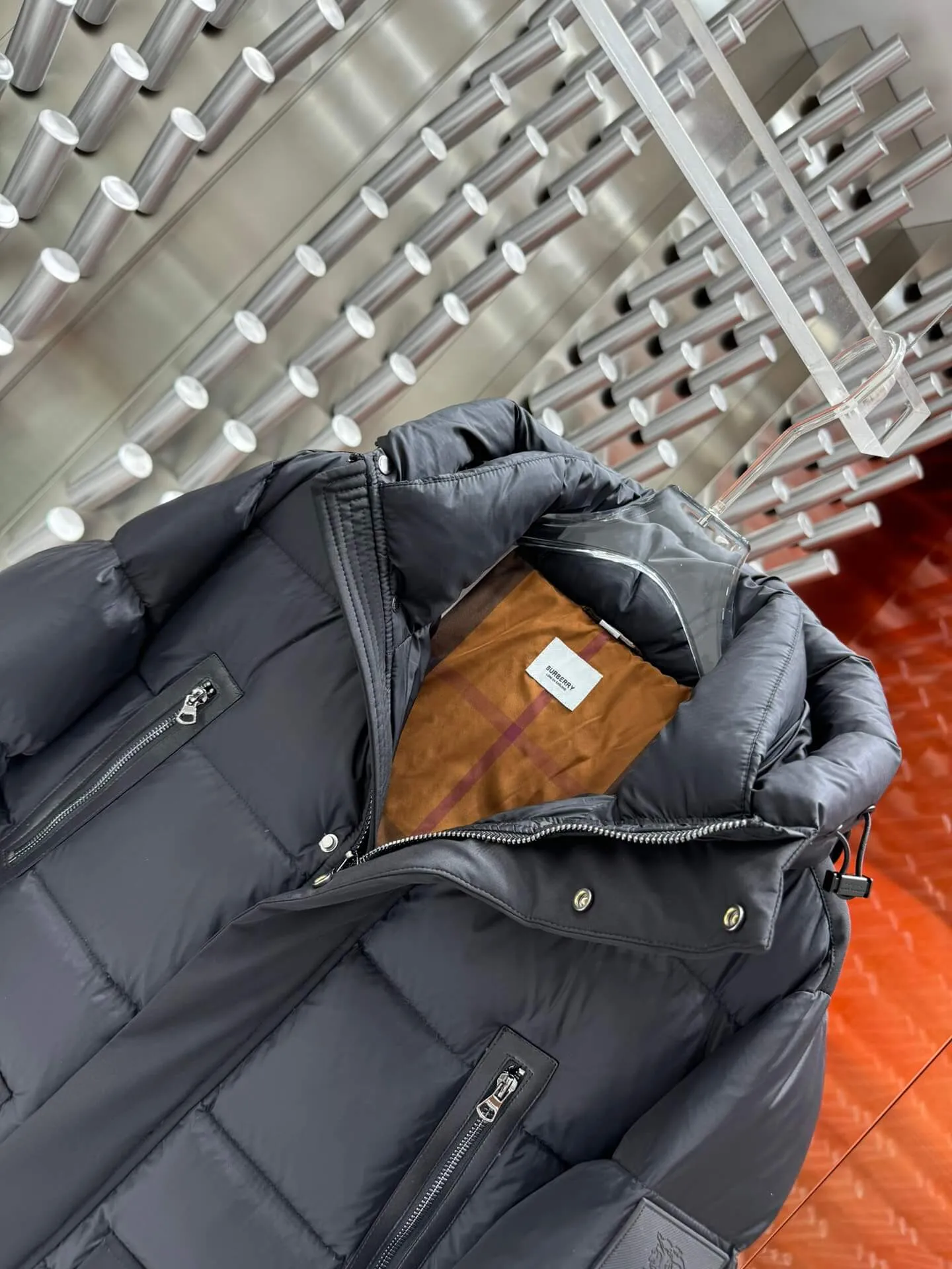 Burberry Black Puffer Down Jacket
