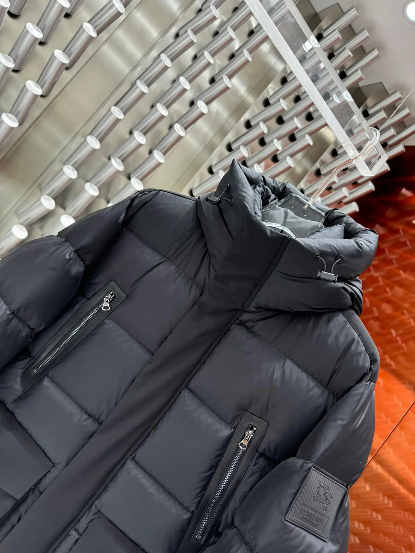 Burberry Black Puffer Down Jacket