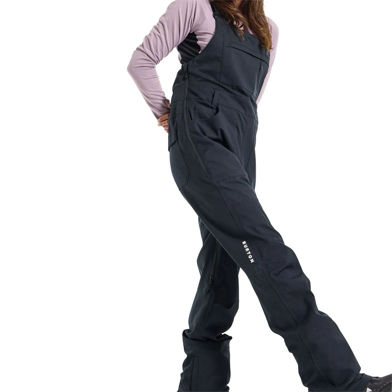 Burton Avalon Bib Pants Womens 2024 Black