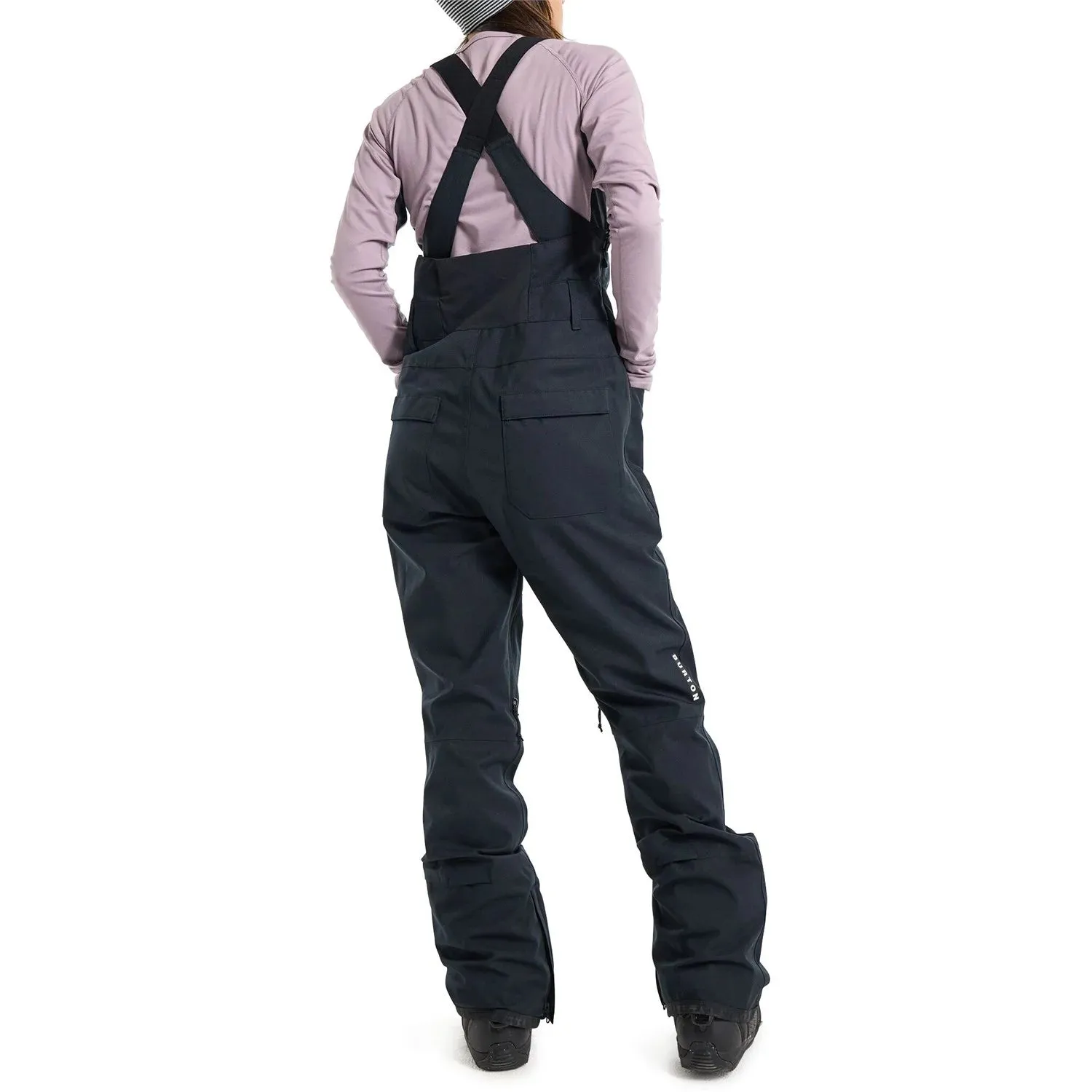 Burton Avalon Bib Pants Womens 2024 Black