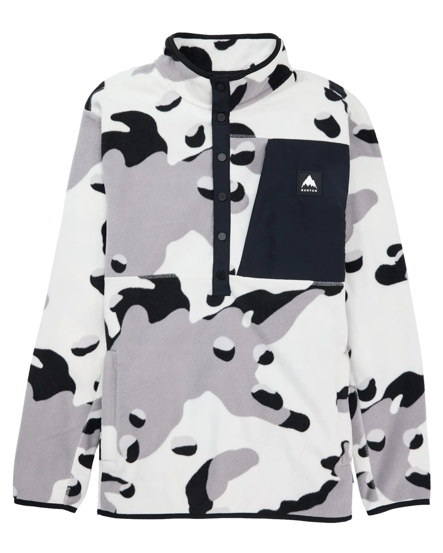 Burton Men's Cinder Fleece Pullover - Stout White Cookie Camo