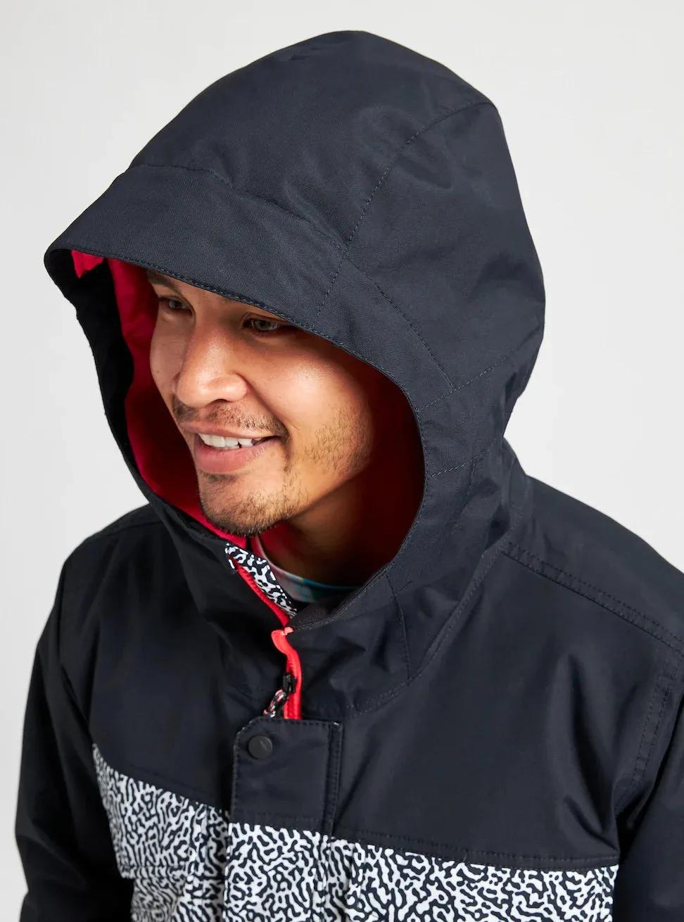 Burton Mens Covert Snowboard Jacket True Black/PJ PR M